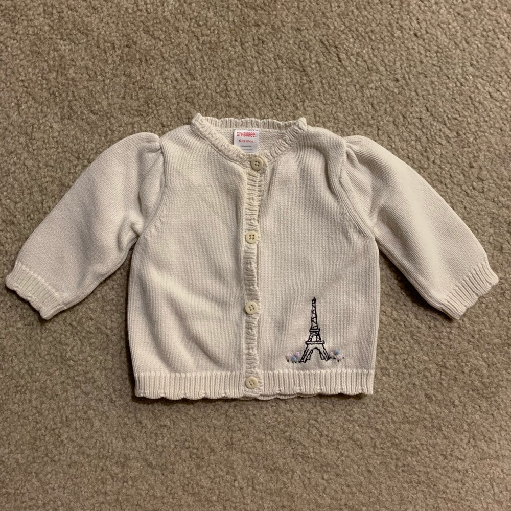 Gymboree baby girl button down sweater cardigan